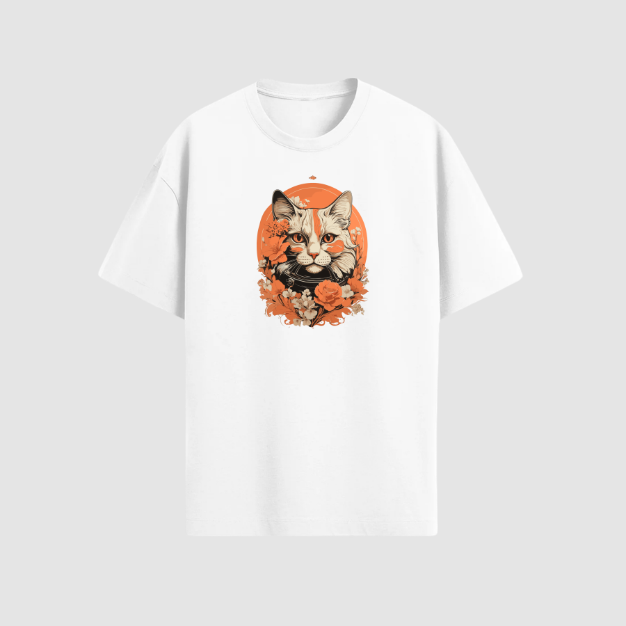 Tshirt Oversize Premium Kadın Beyaz